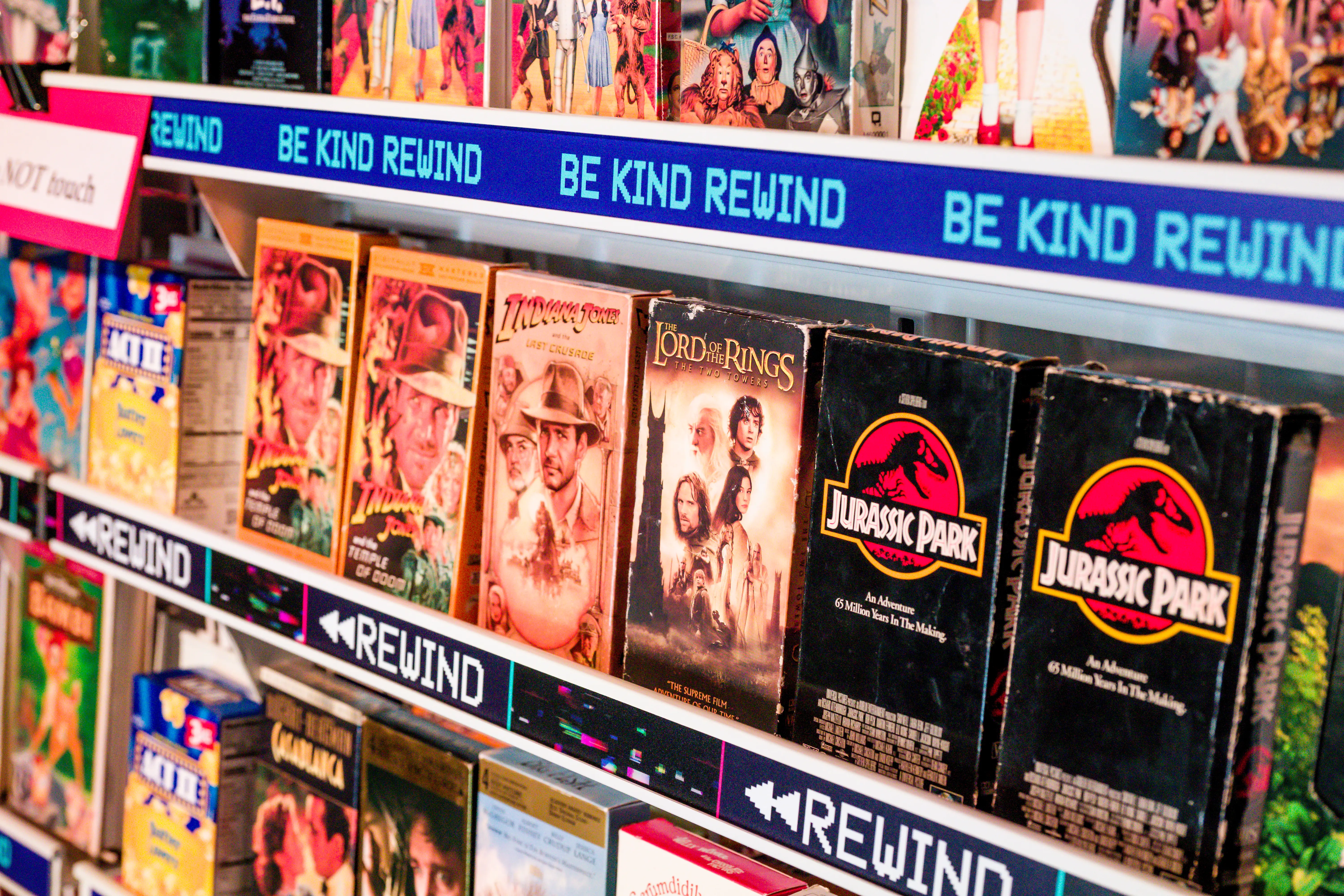 VHS tapes