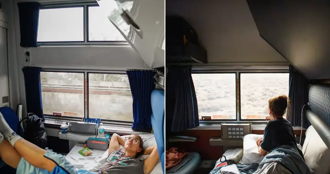 I booked bedrooms on 2 different overnight Amtrak trains. One key difference sets them apart.