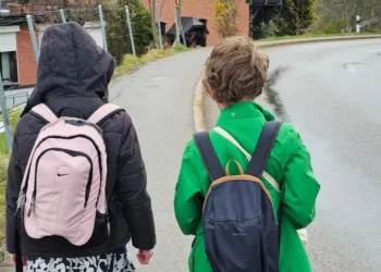 I’m an American raising 2 kids in Switzerland. They started walking to school without me when they were in kindergarten.
