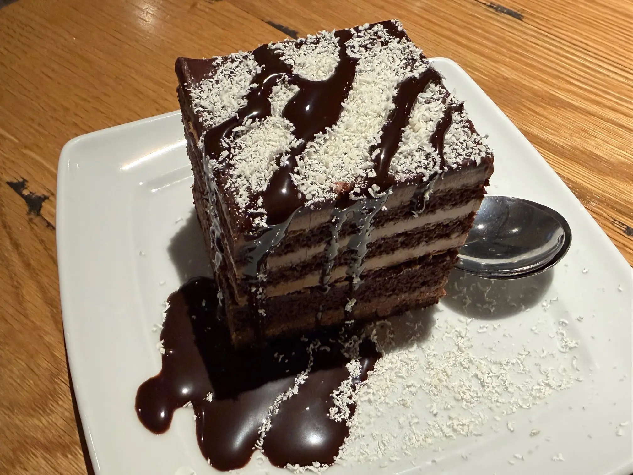 Chocolate Lasagna at Olive Garden