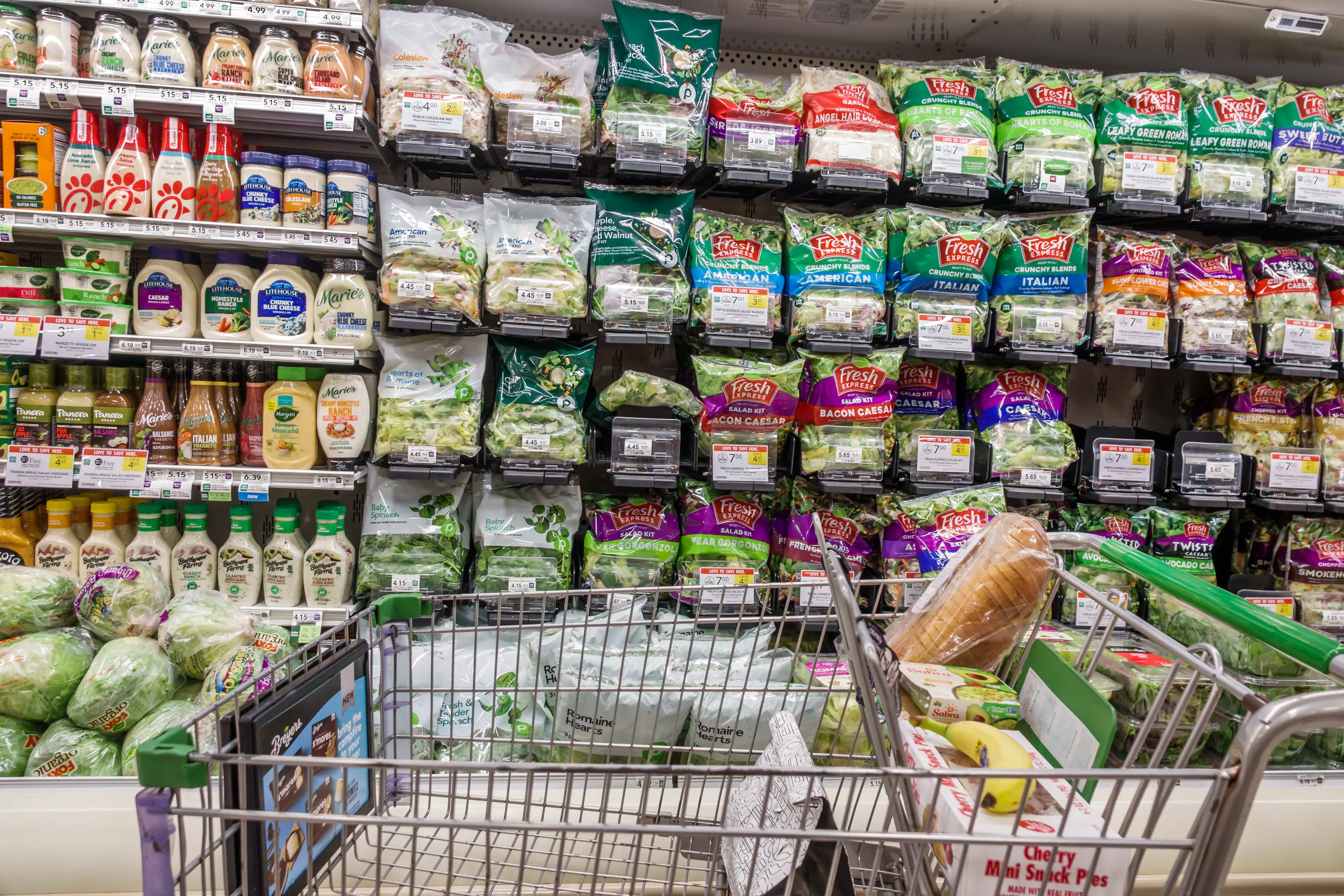 Grocery shopping.