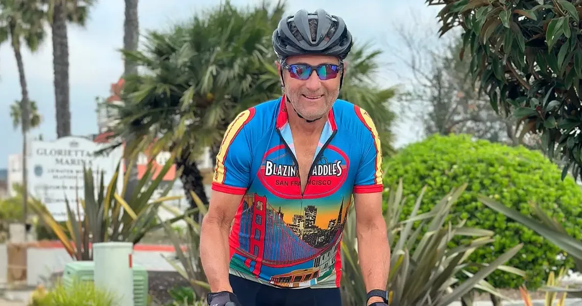 A 70-year-old man, who ran a half-triathlon, has 3 tips to make exercise fun