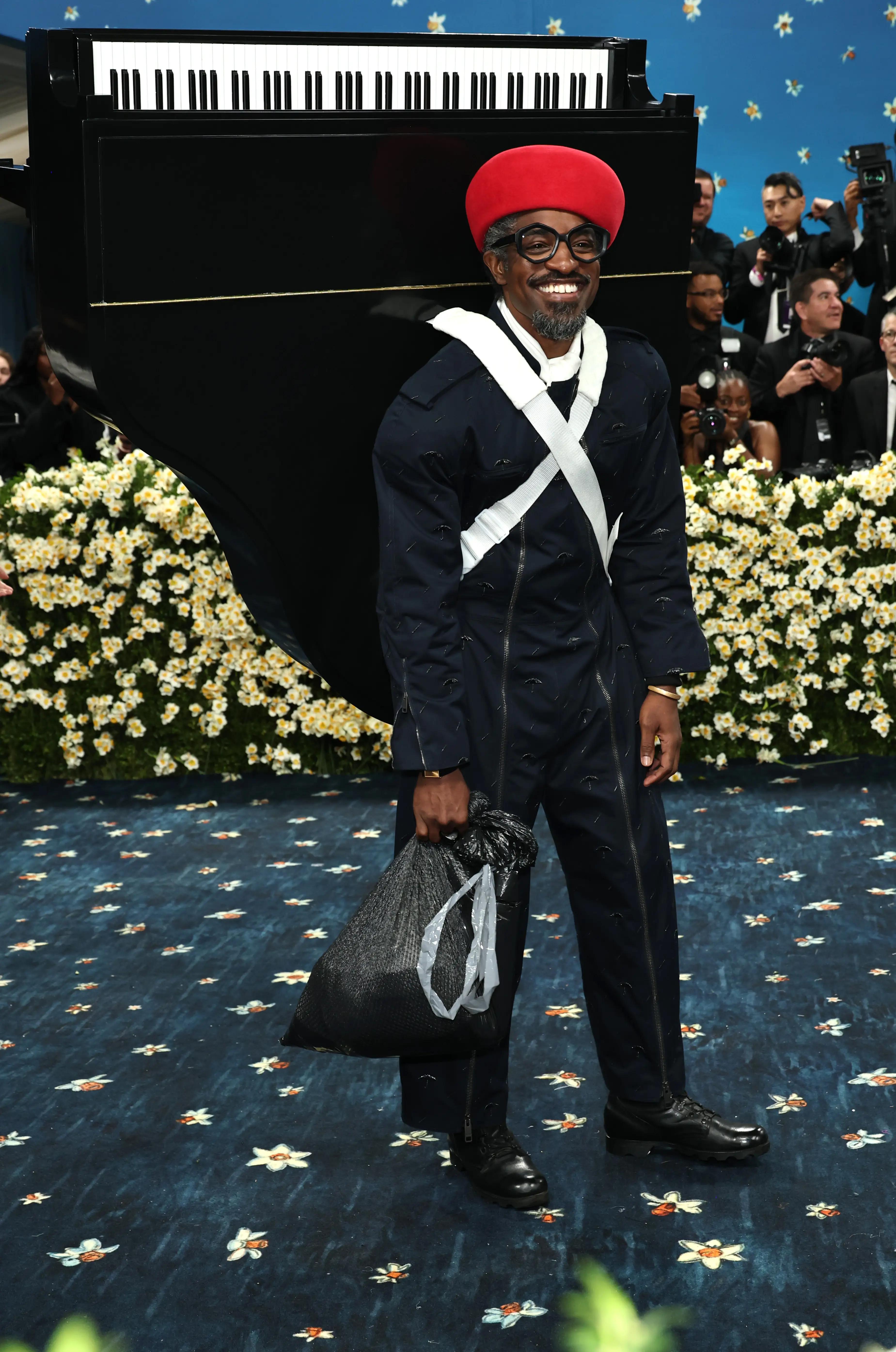Andre 3000 at the 2025 Met Gala