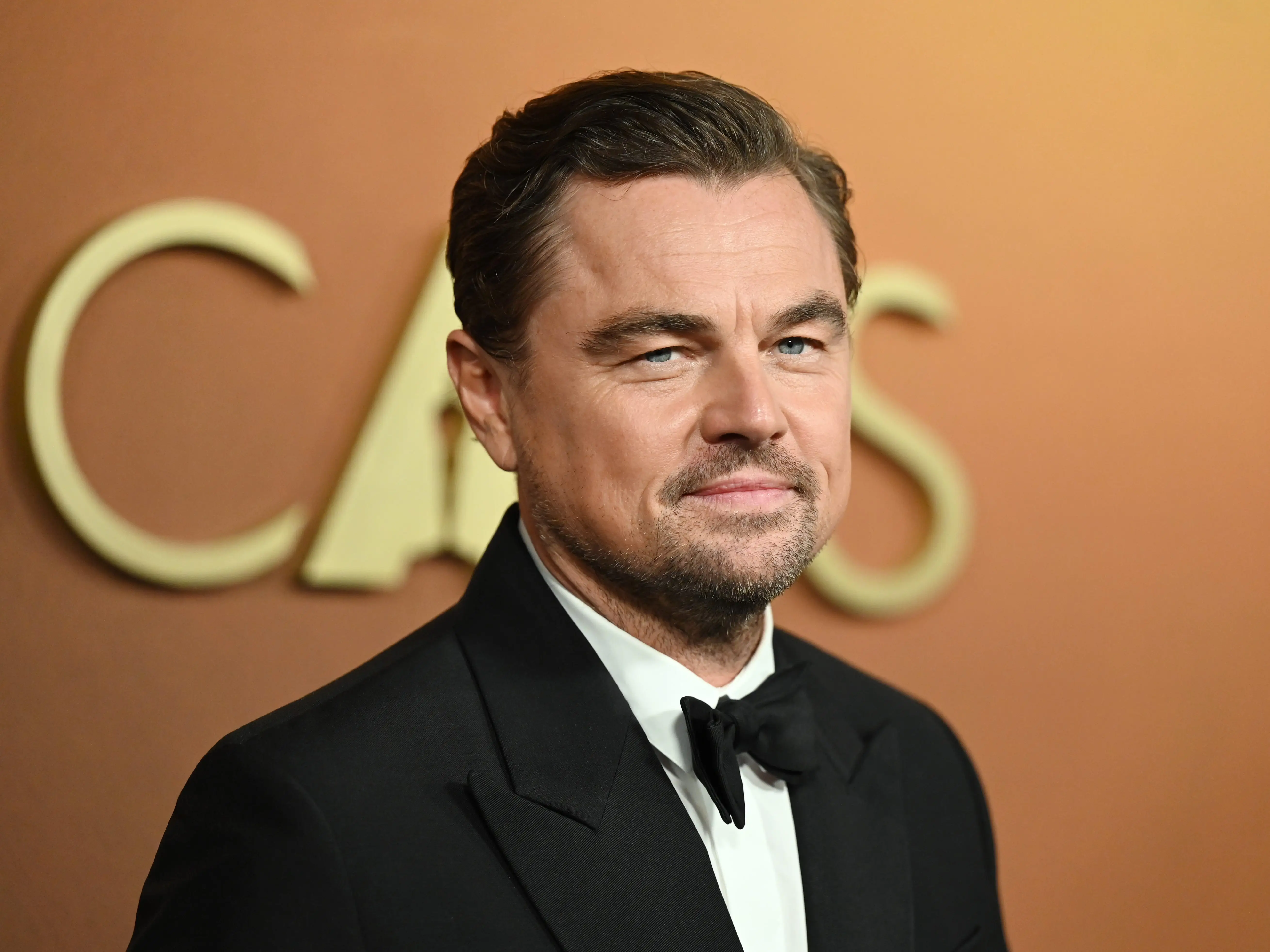 Leonardo DiCaprio in a suit.