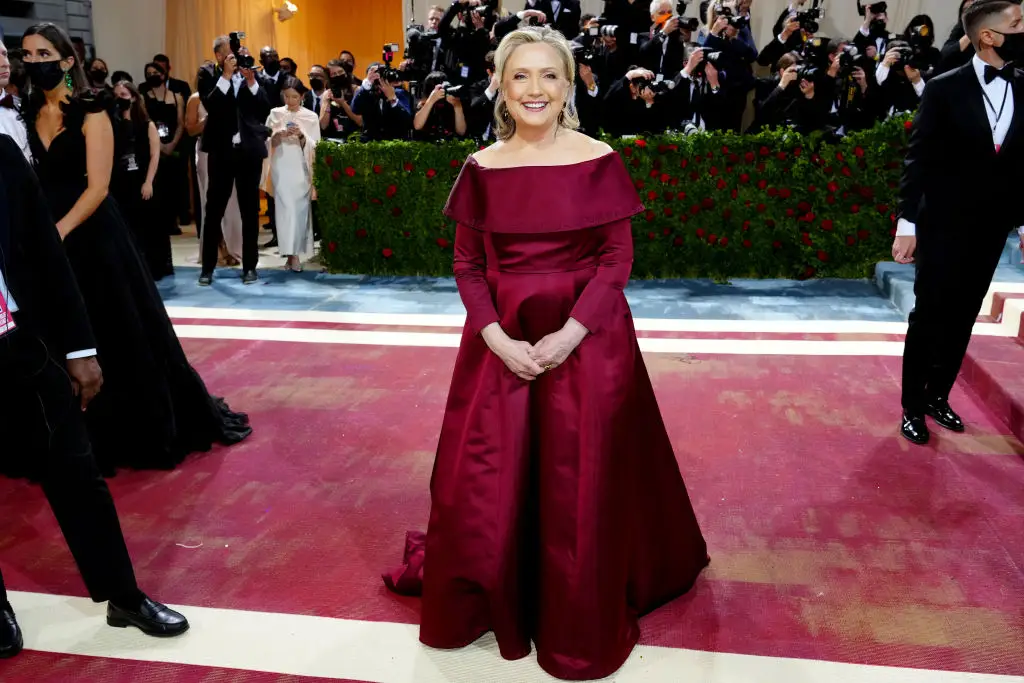 Hillary Clinton at the Met Gala.