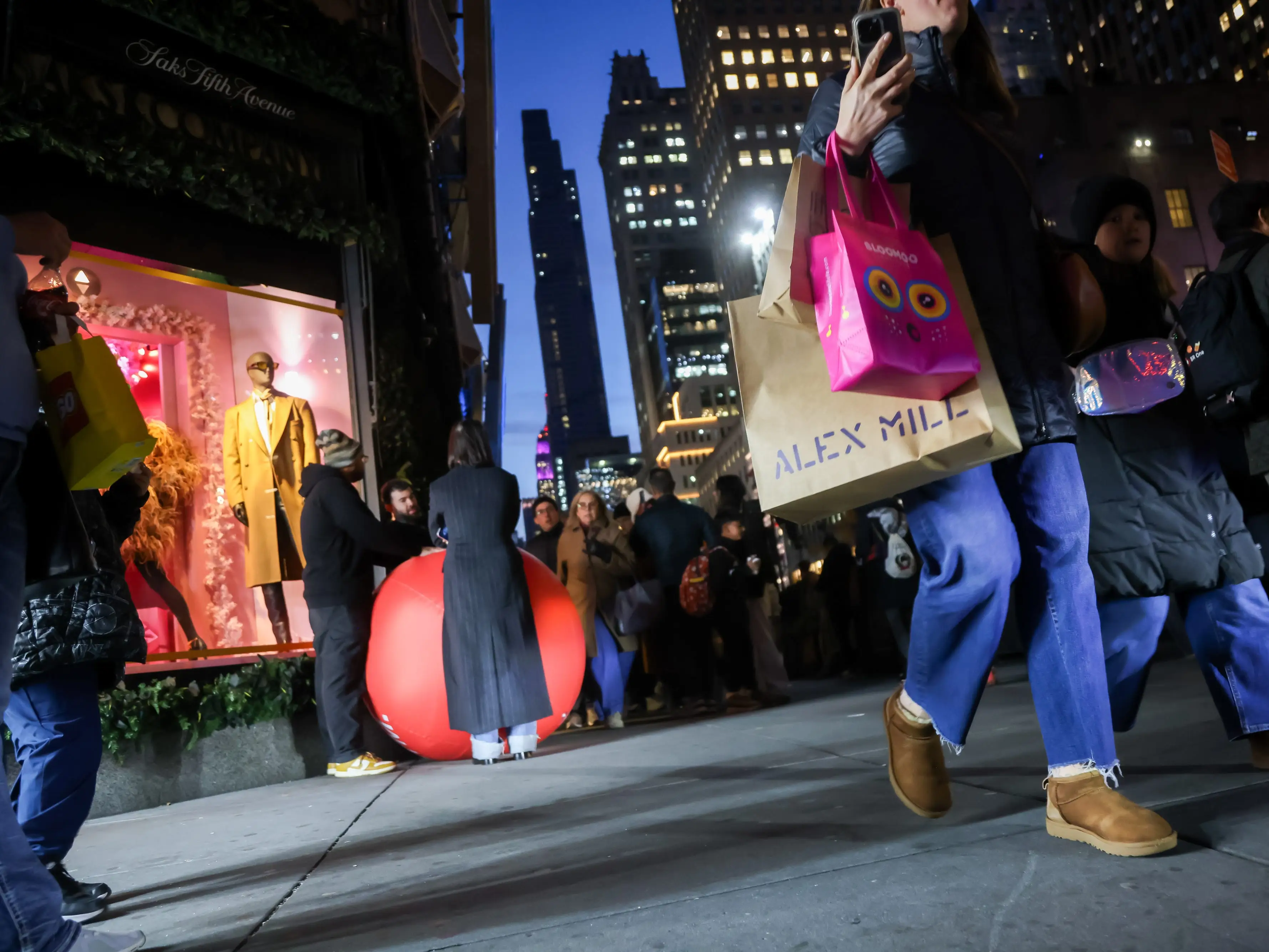 People walking in New York City