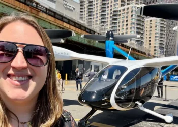 The future of aviation may be this Jetsons-like air taxi. I saw it fly over NYC for the first time.