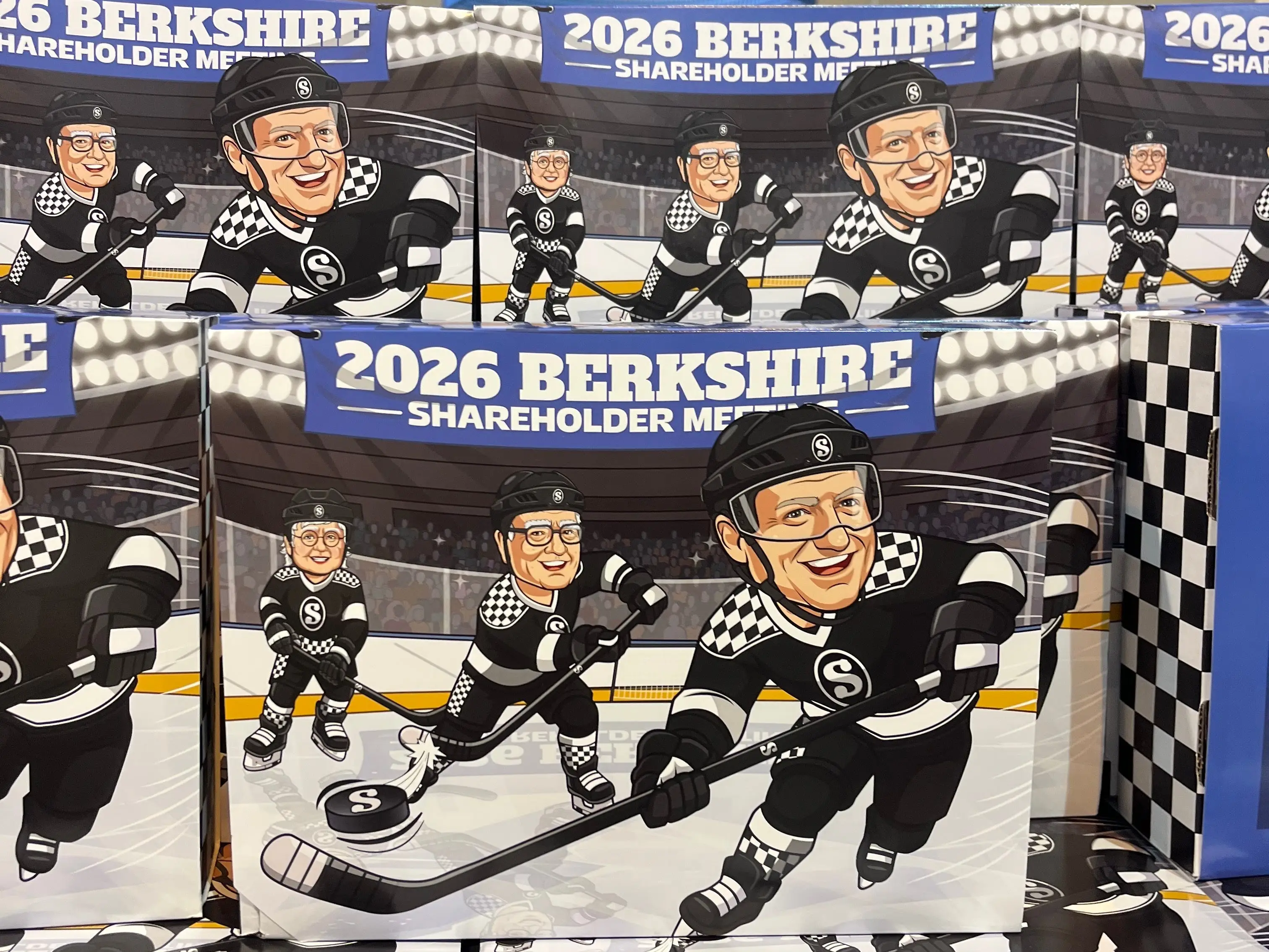 Buffett took to the ice for See's Candies.