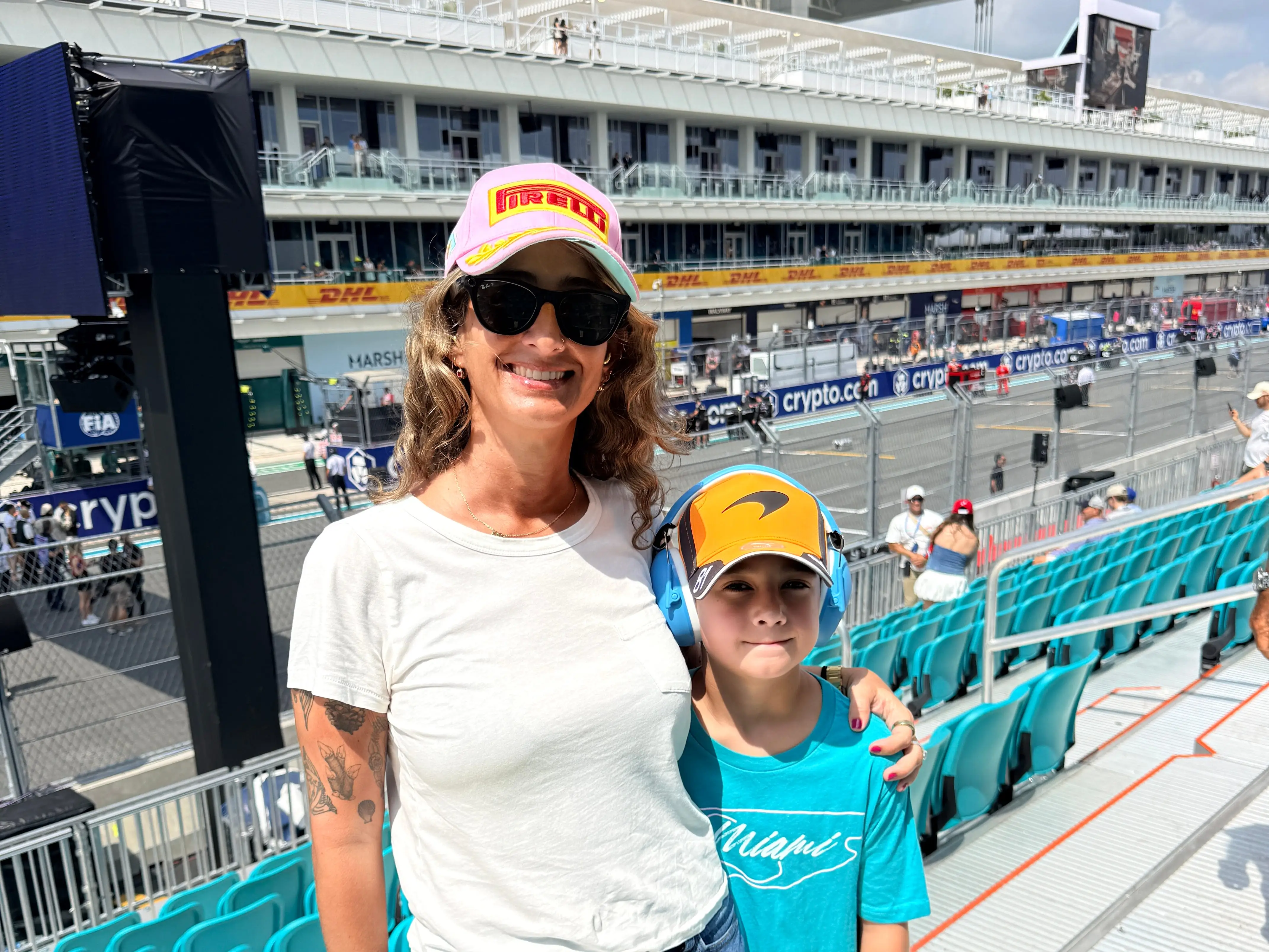 Mom and son