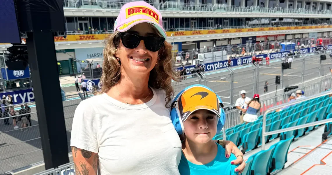 I took my 8-year-old to the Miami Grand Prix. We enjoyed all the events, but the heat was unbearable.