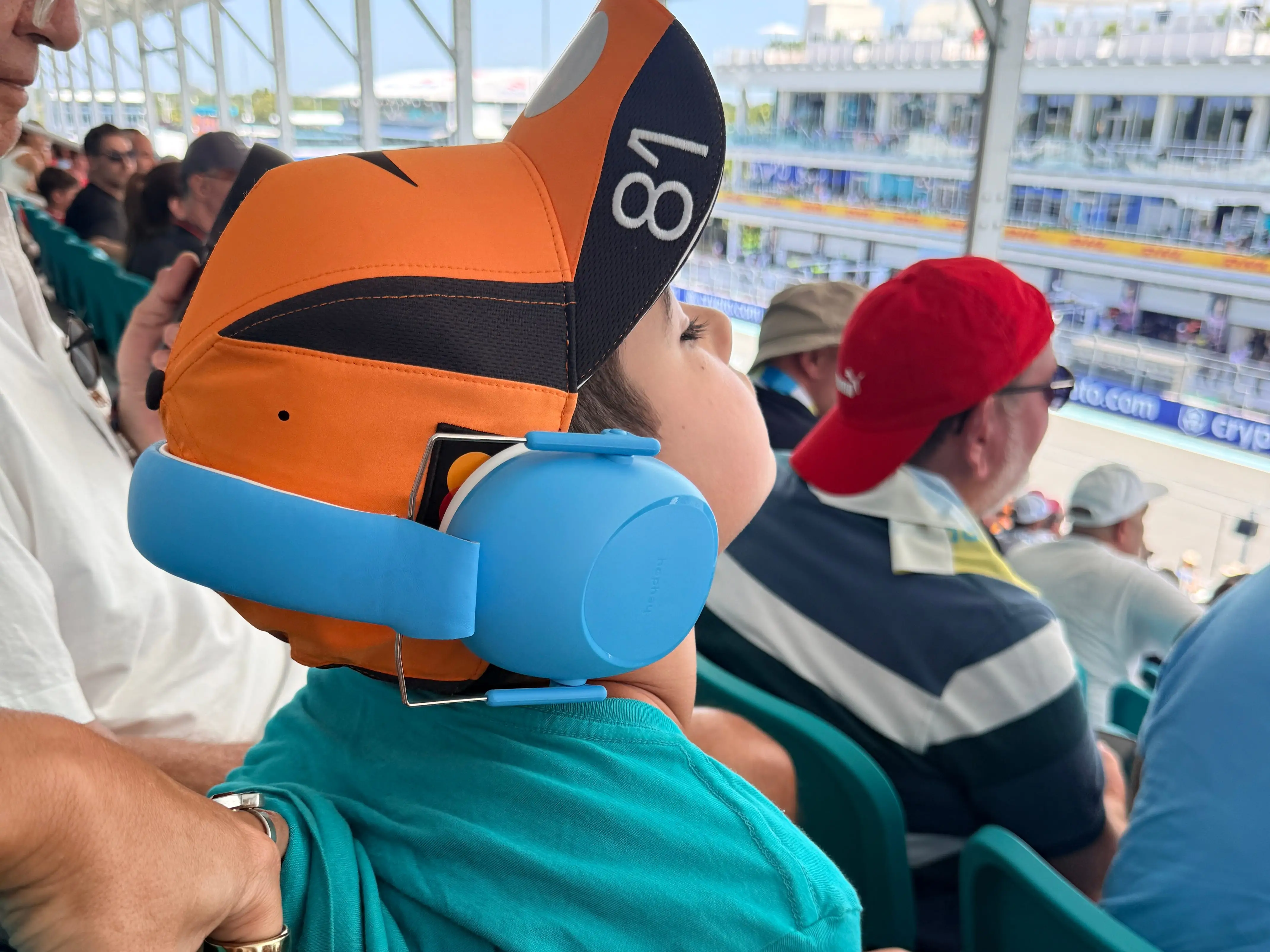 Boy at the Miami Autodrome