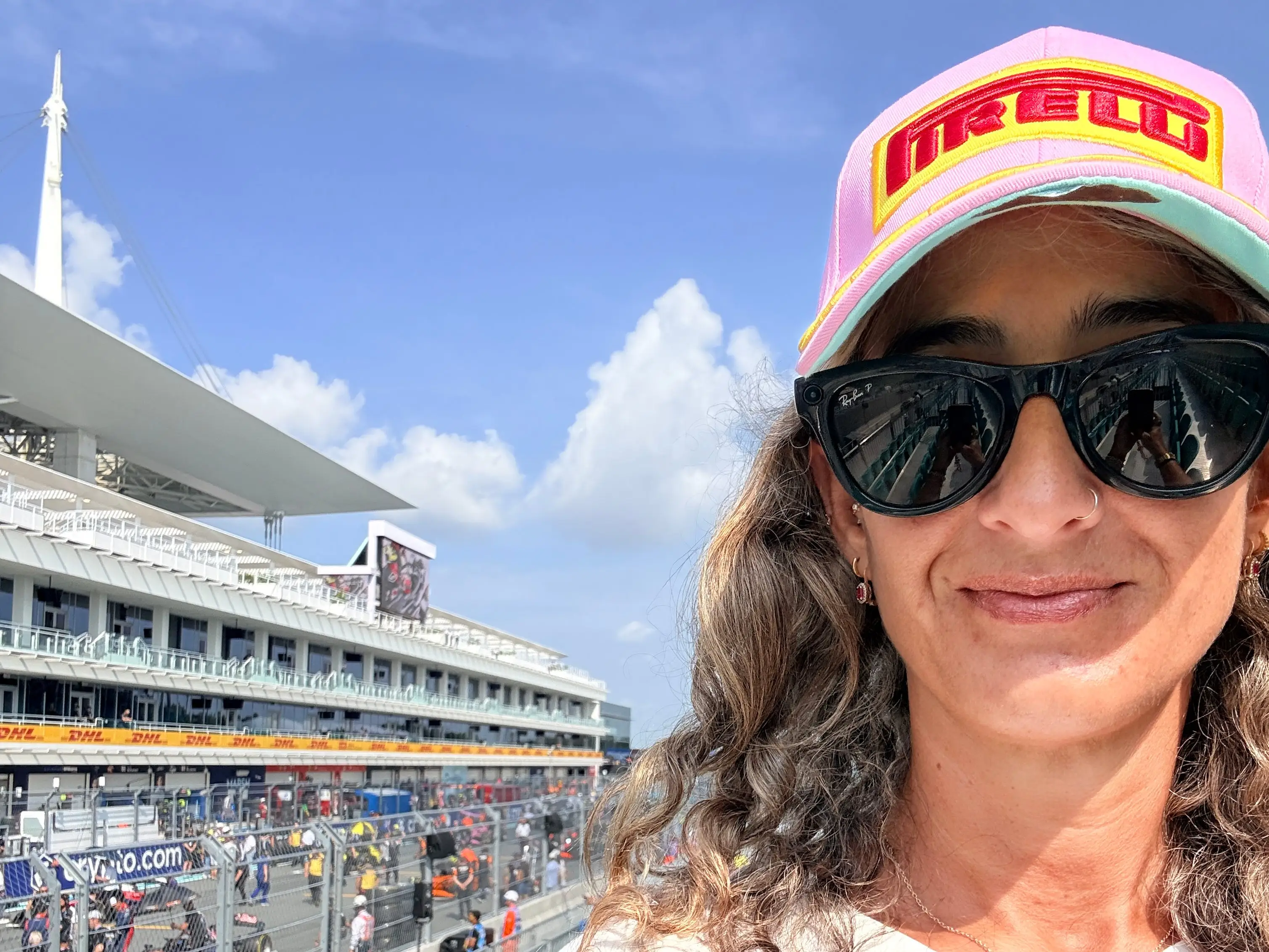 Woman at F1