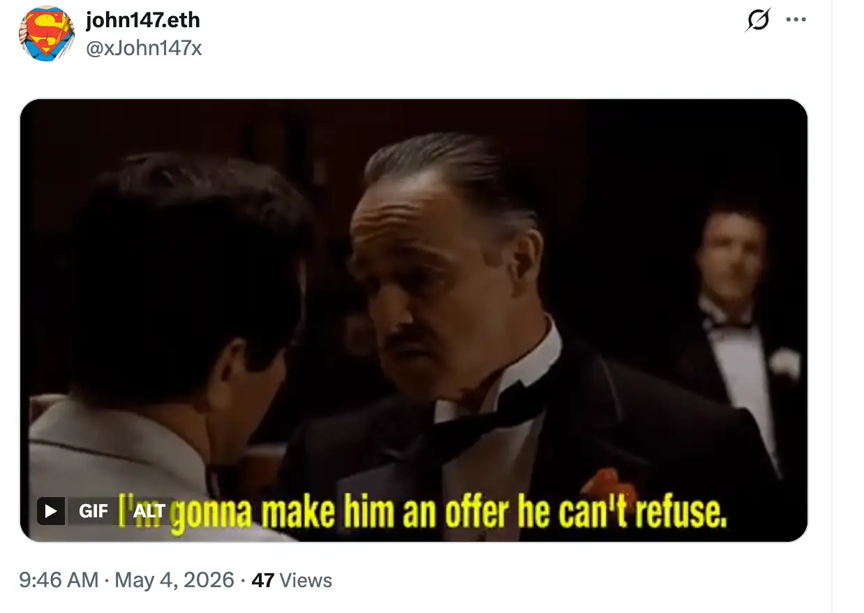 Godfather reference meme