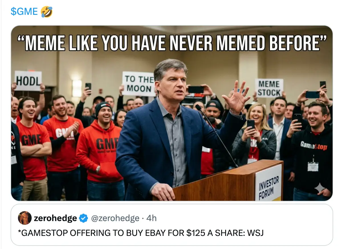 Michael Burry GameStop meme