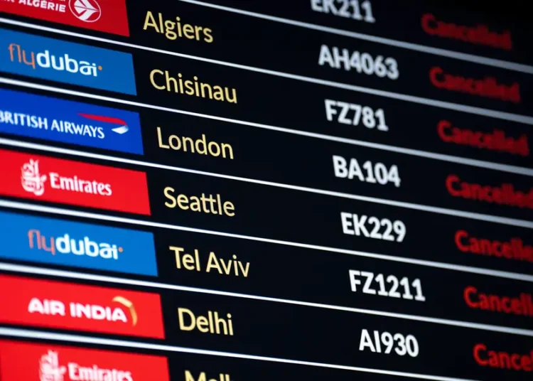 Dubai’s main airport is ramping up flights after traffic slumped 66% in March