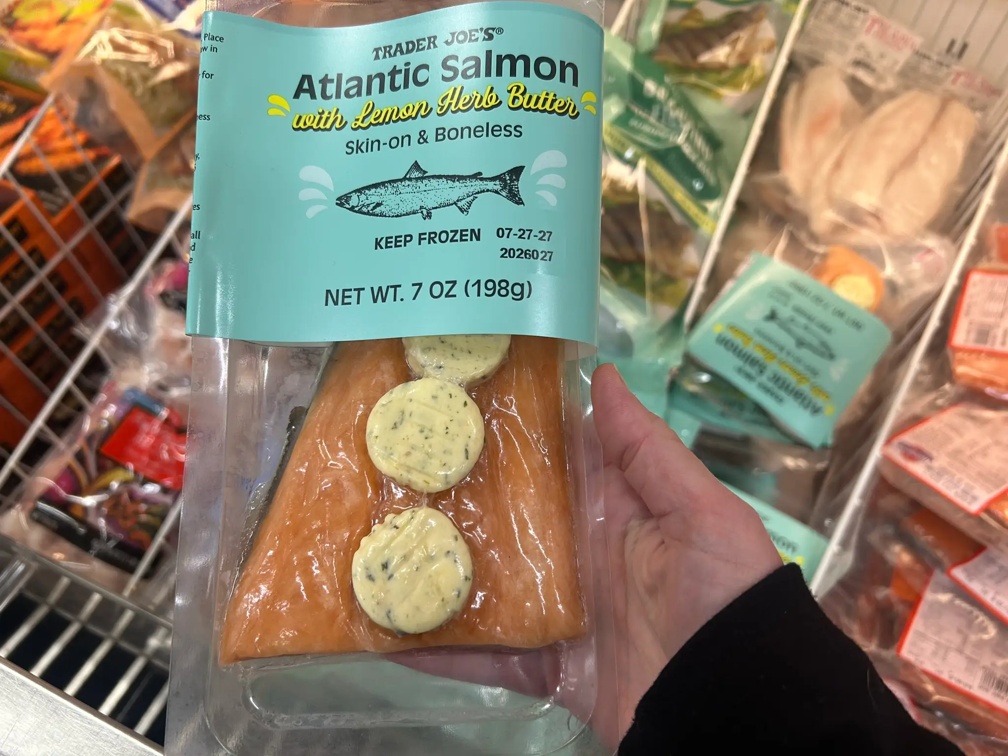 trader joe's atlantic salmon with lemon herb butter