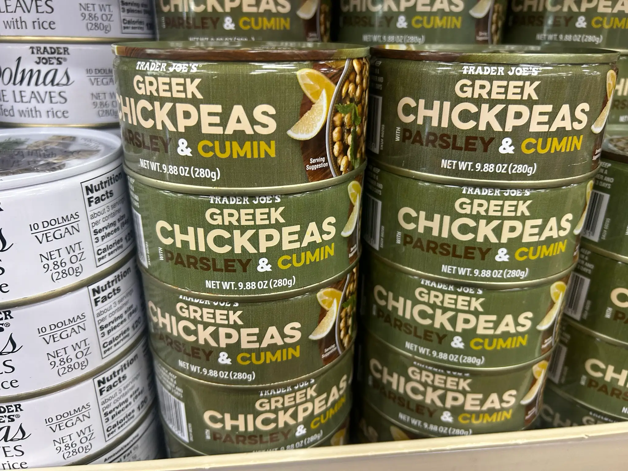 Trader Joe's Greek chickpeas