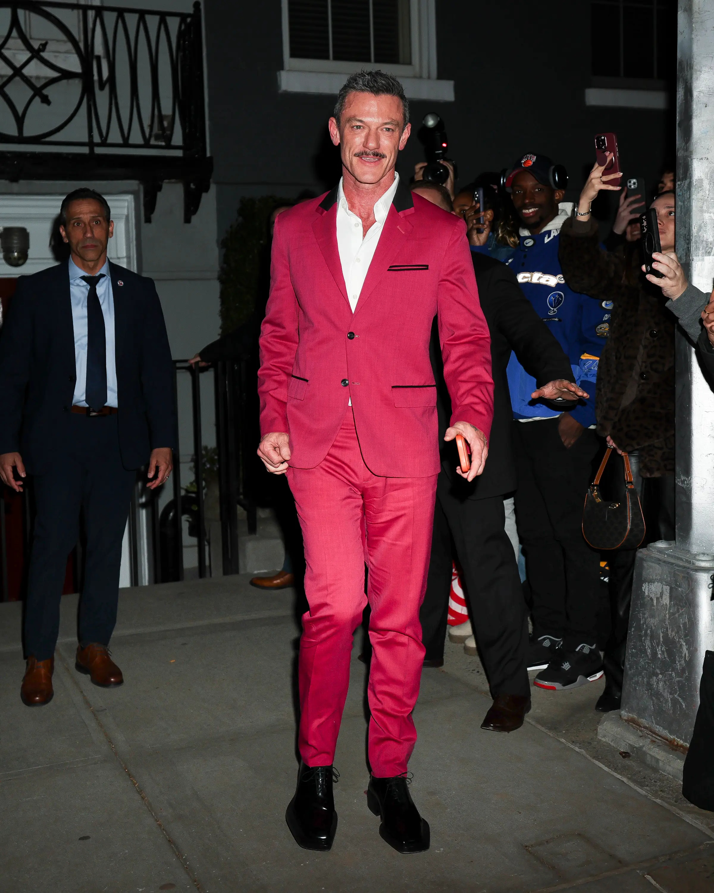 Luke Evans at Anna Wintour's annual pre-Met Gala dinner in May 2026.