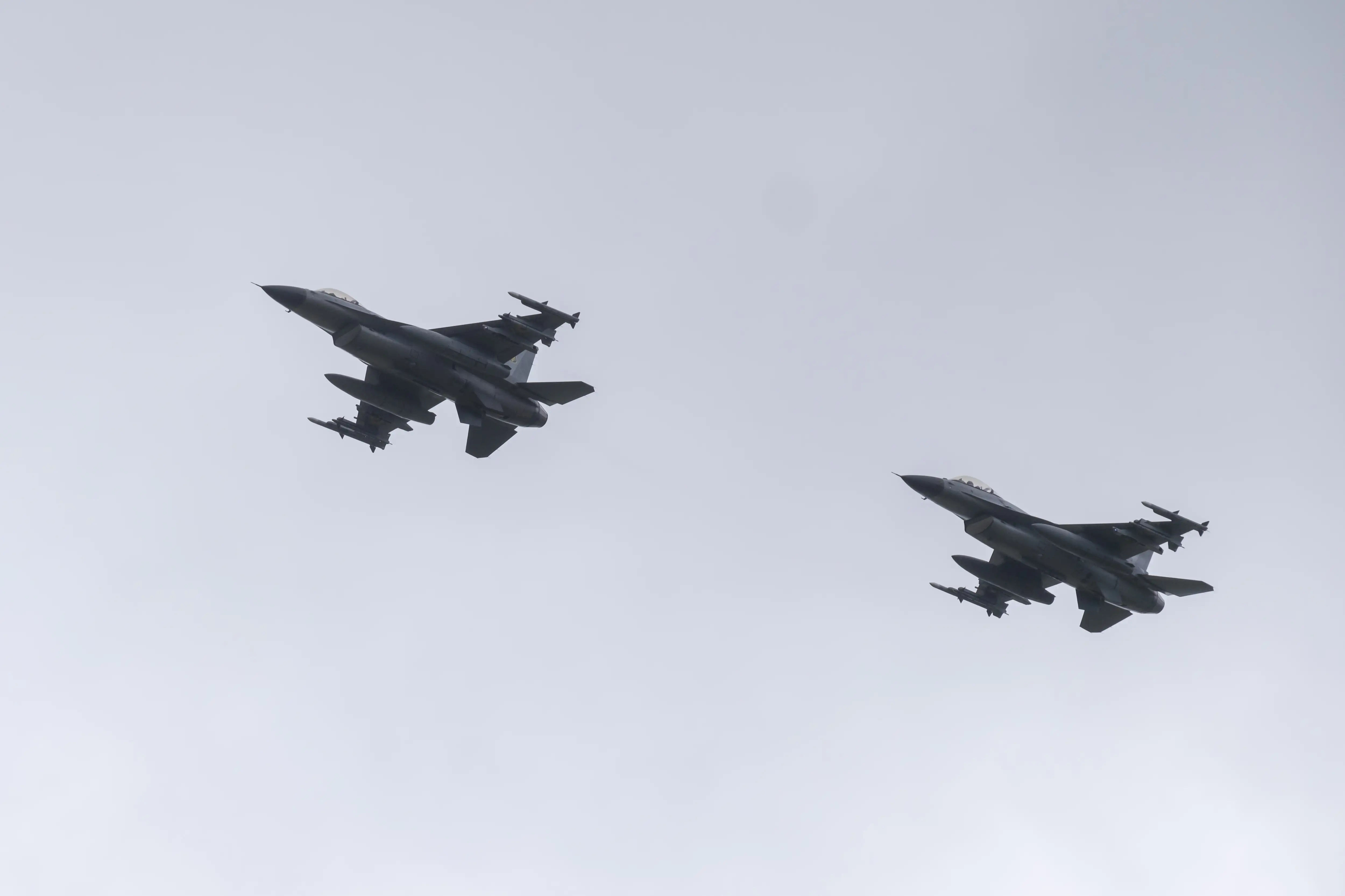 The first General Dynamics F-16 Fighting Falcons delivered to Ukraine flew on the Day of the Ukrainian Air Force on August 4, 2024.
