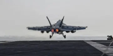 The US Navy shot out the rudder of an Iran blockade runner with a Super Hornet’s 20 mm cannon