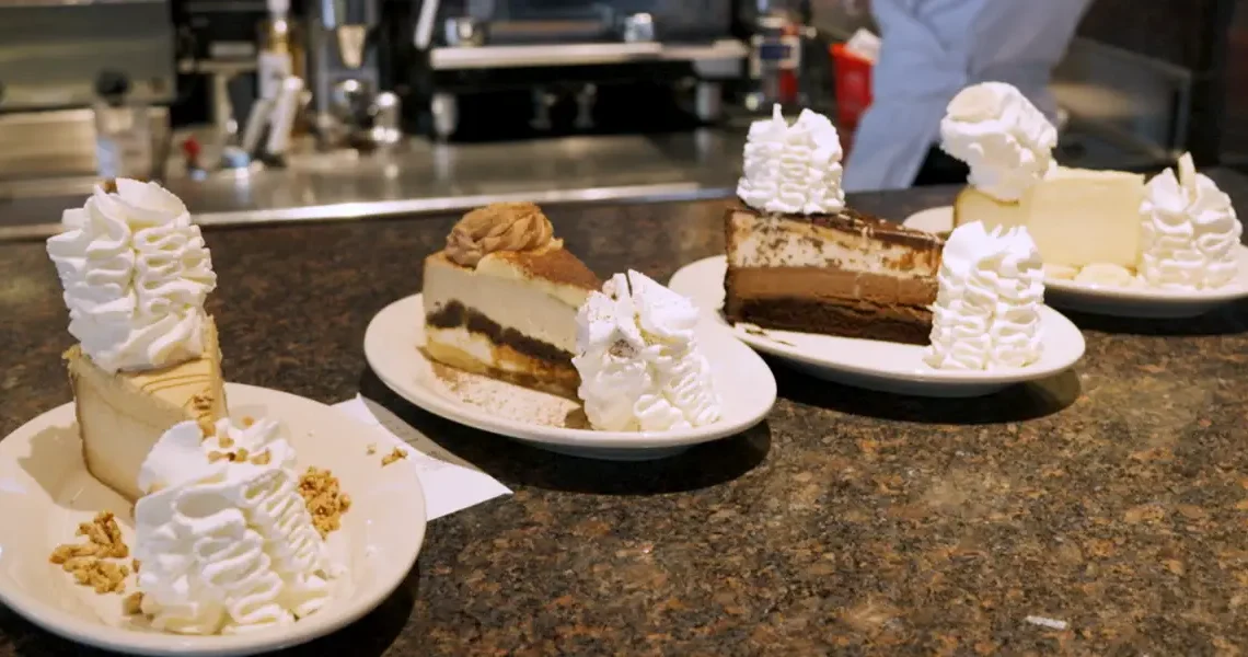Everything you eat at The Cheesecake Factory is made in-house, except for its most iconic dish