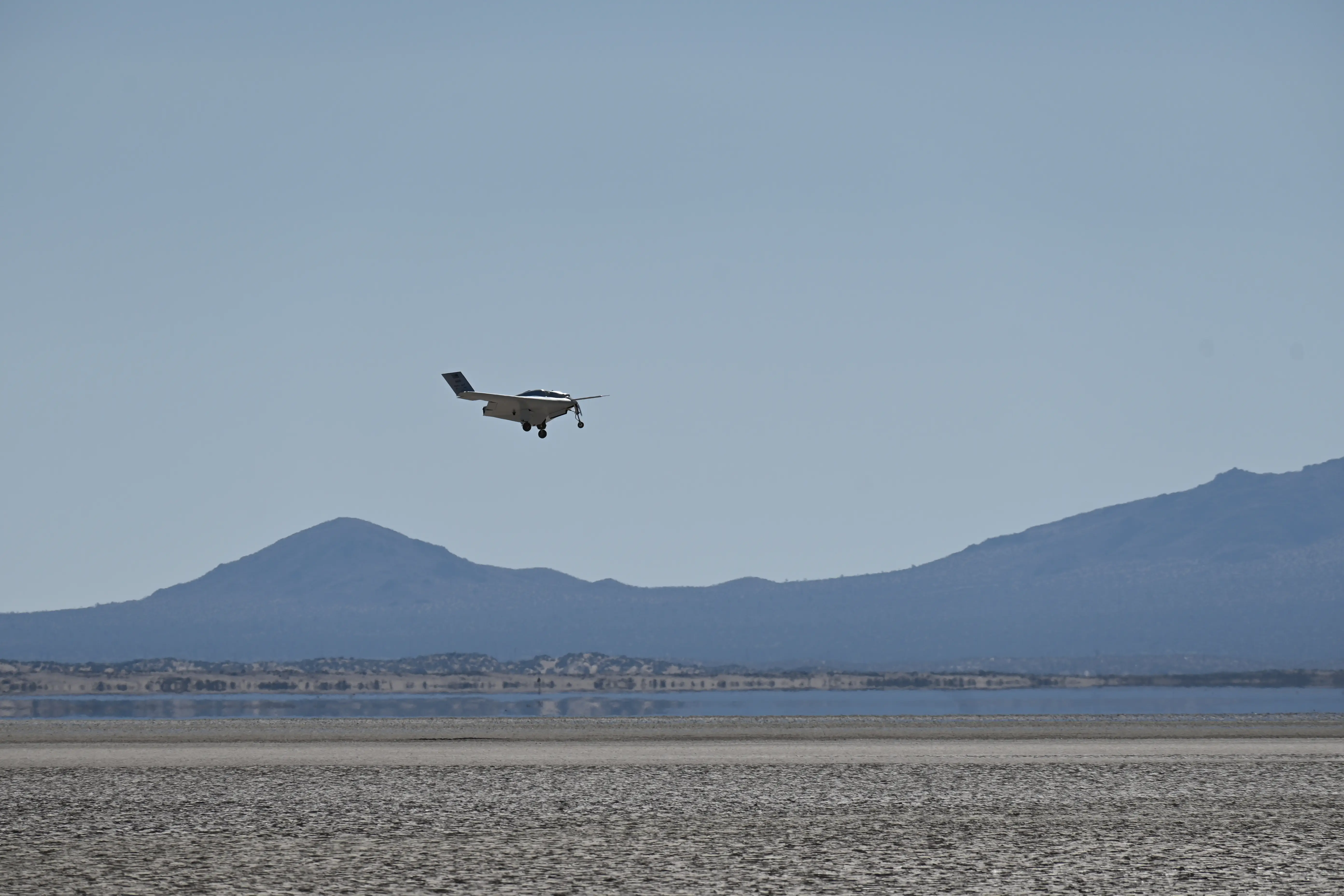 The XRQ-73 taking off.