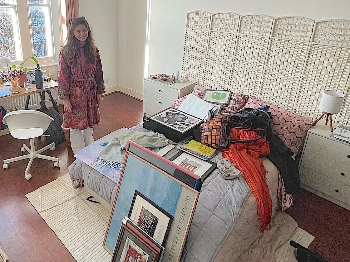 The author packs up the contents of her apartment before moving back in with her parents.