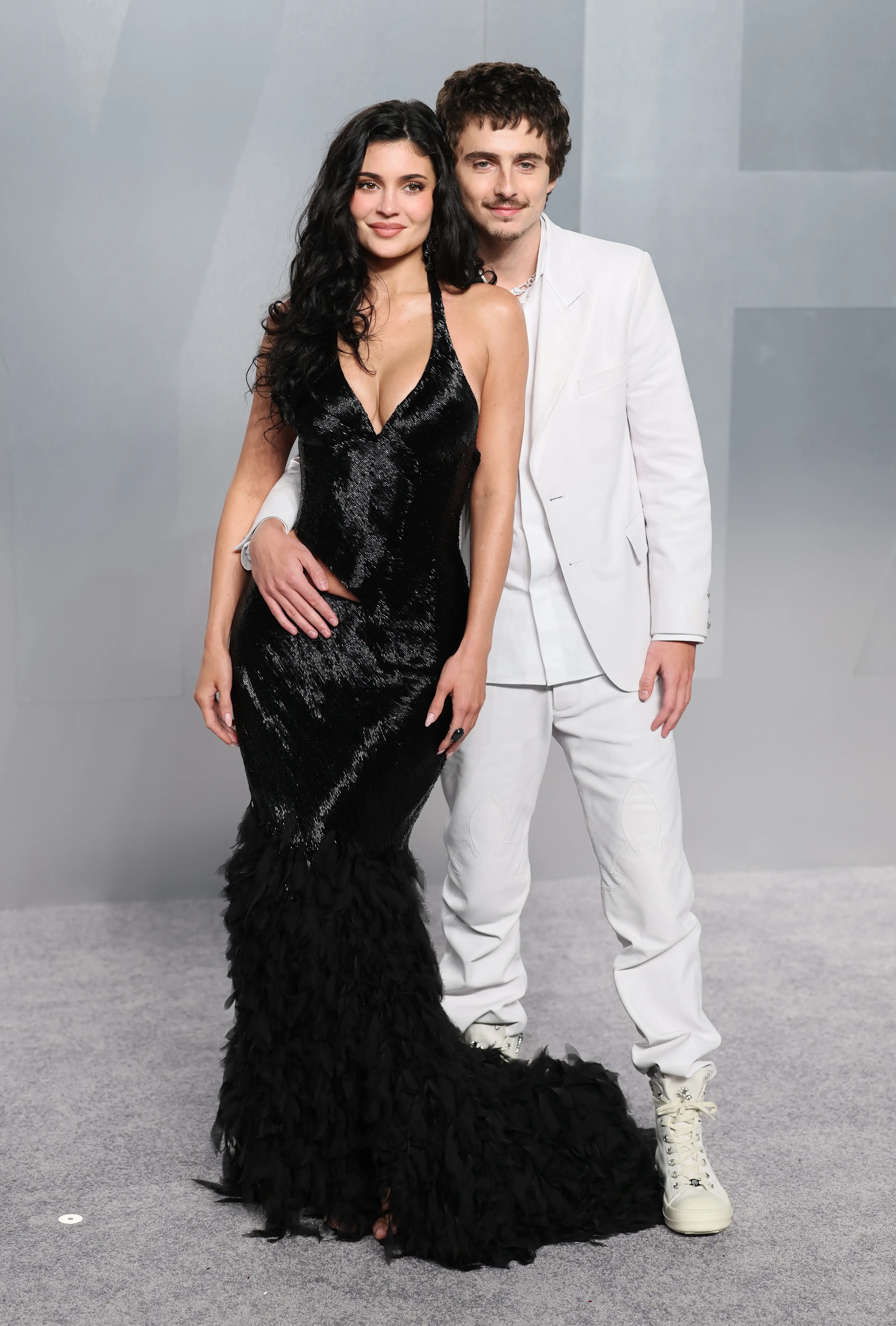 Kylie Jenner and Timothée Chalamet attend the Vanity Fair Oscars Party in March 2026.