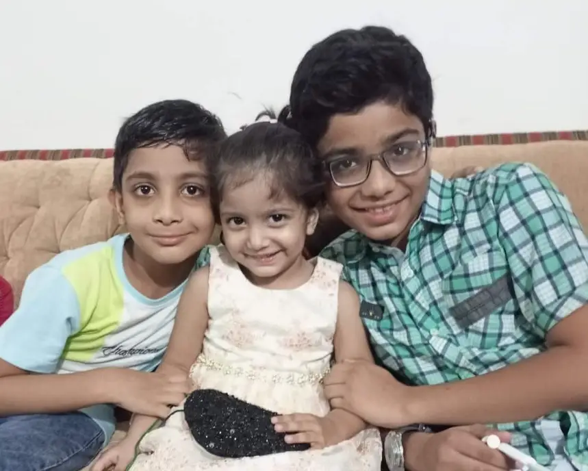 The author's children.