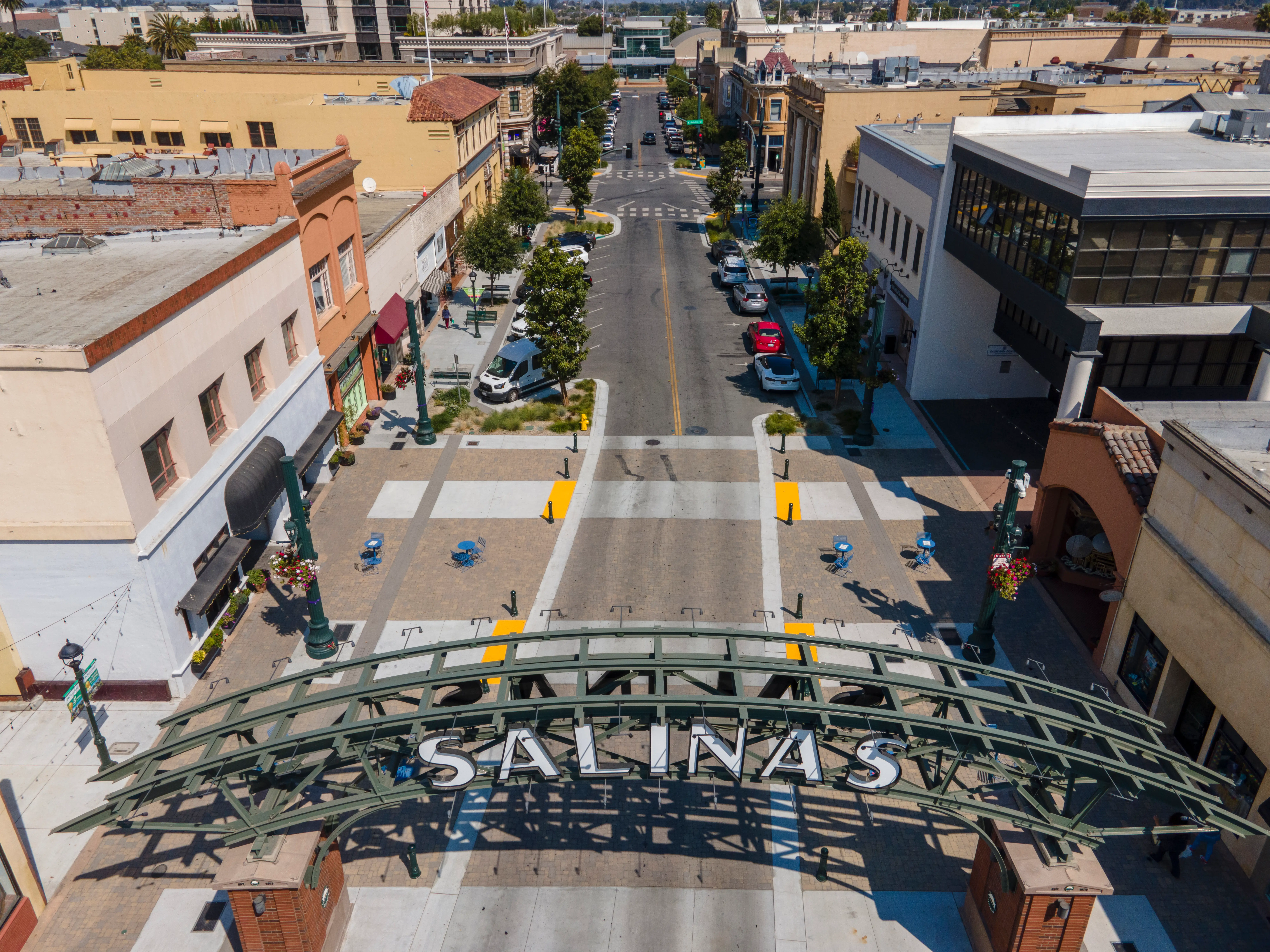 Downtown Salinas, California.