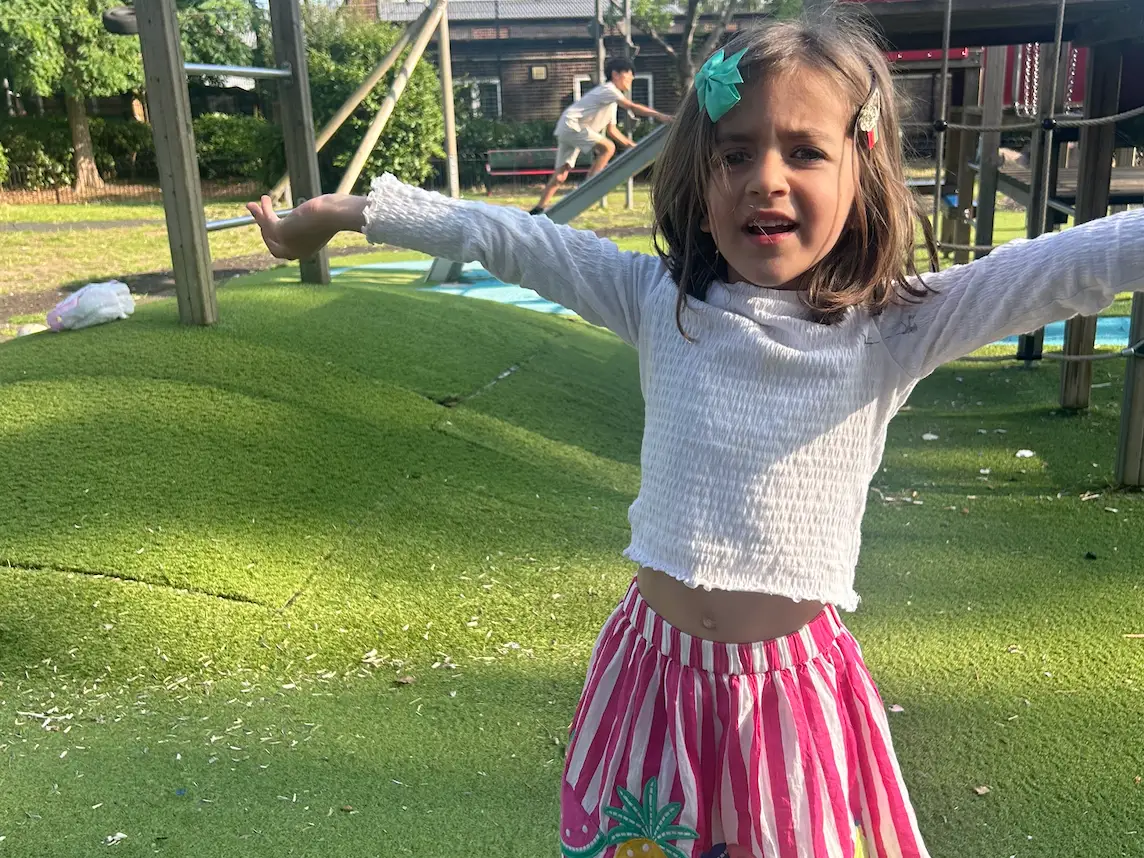 Girl at playground