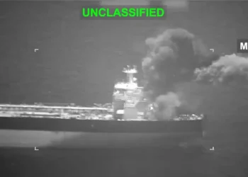 A US Navy Super Hornet knocked out a pair of Iran blockade runners by hitting the smokestacks with precision munitions