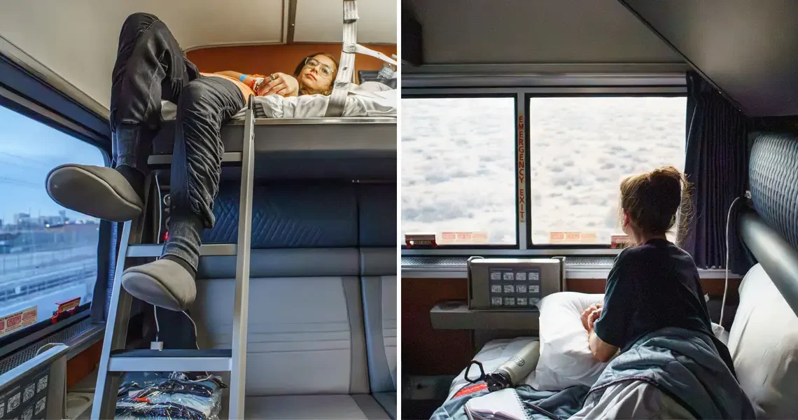 I spent 2 nights in an Amtrak bedroom and tried both bunks. The smaller bed won me over.