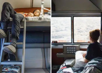 I spent 2 nights in an Amtrak bedroom and tried both bunks. The smaller bed won me over.