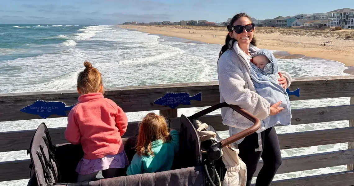 We have 3 kids under 3. We left a trip early and realized we needed to reset our expectations.