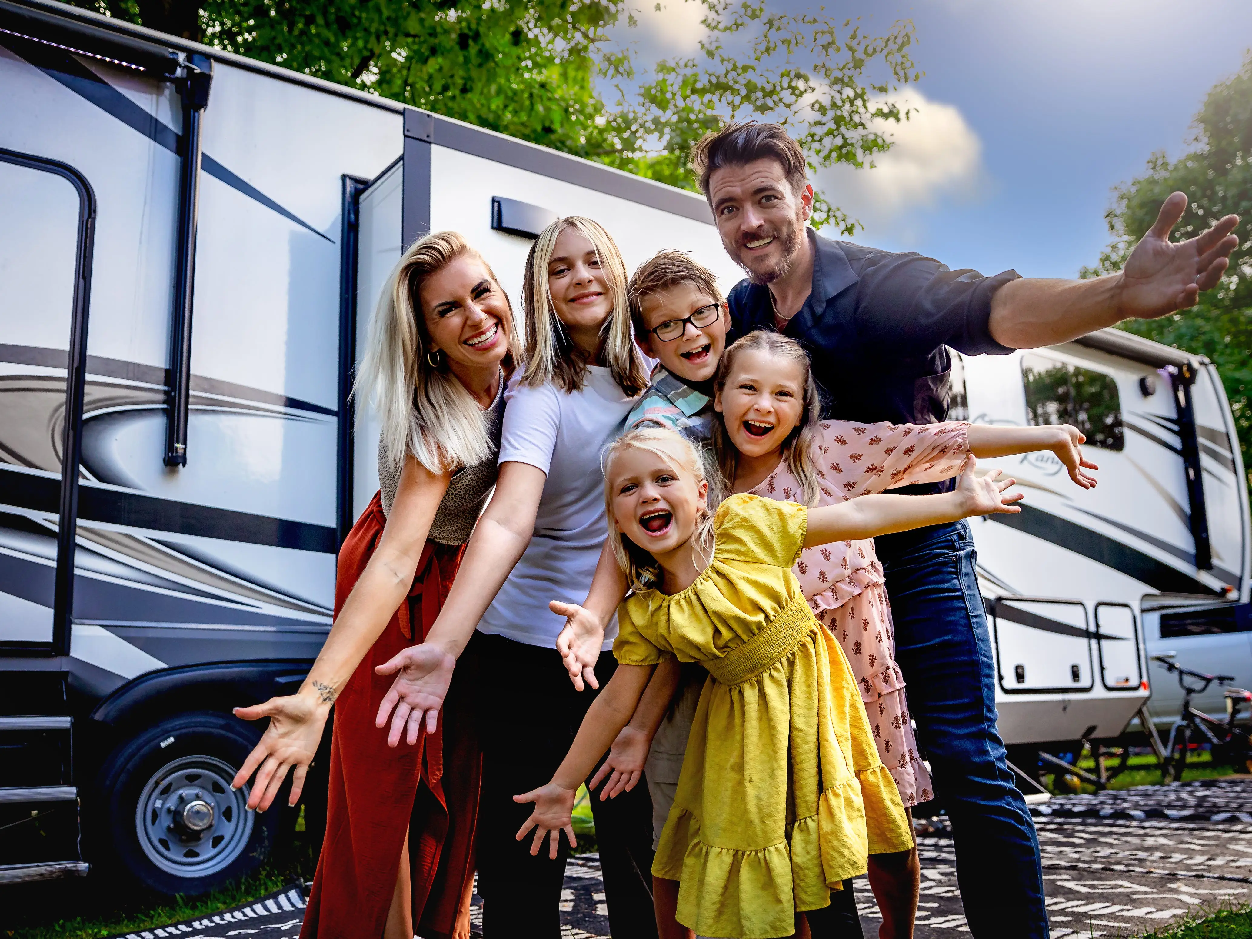 Cassie Bailey and her family