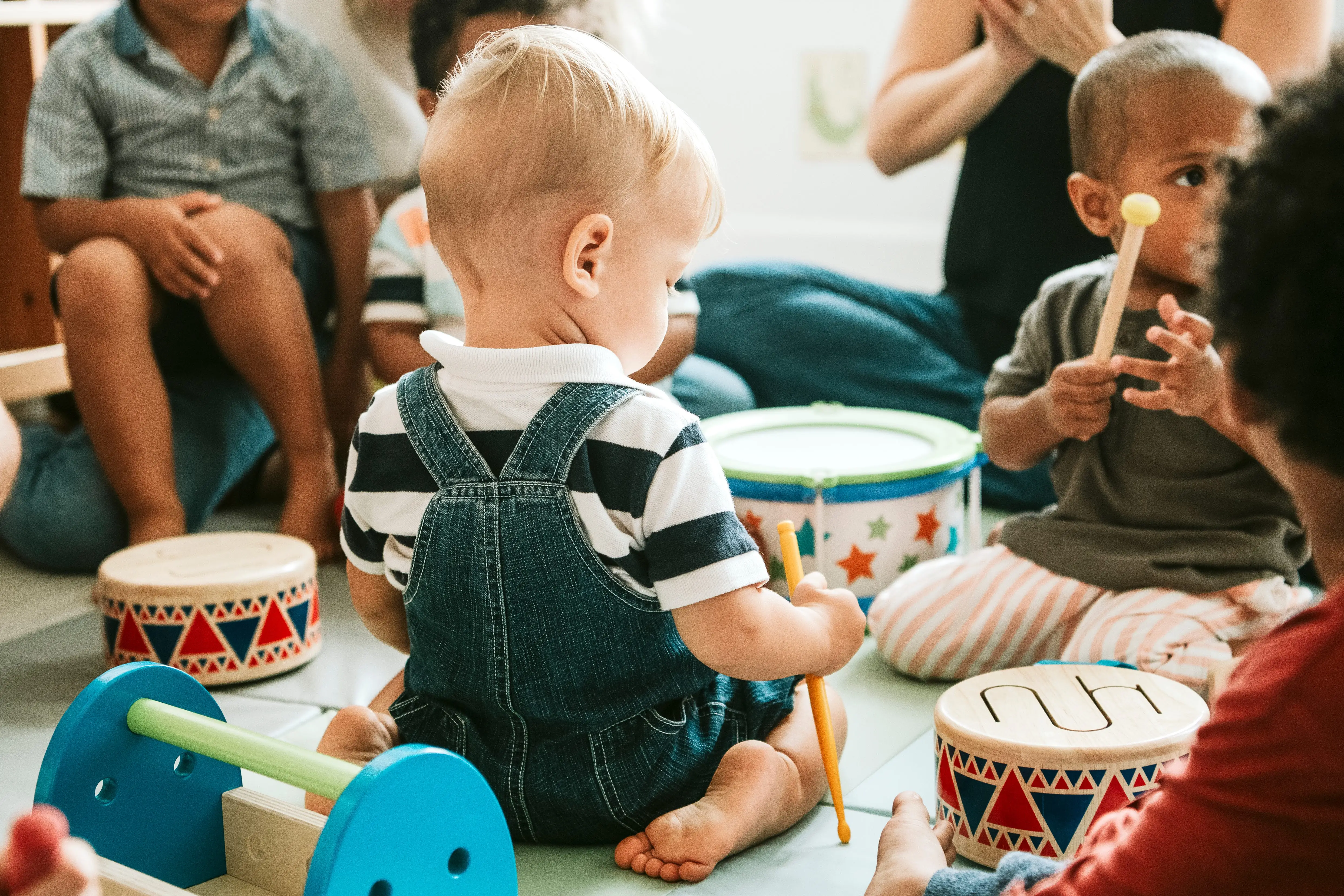 A child at a day care center.