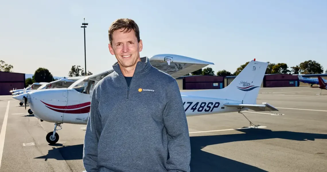 I’m the CEO of Headspace and a former Navy pilot. Here’s a day in my life, from battling sleep issues to flying a plane.
