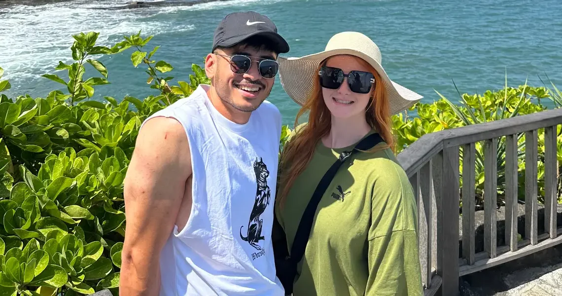 My partner and I took our first long, overseas trip together after dating for just 4 months. The risk paid off.