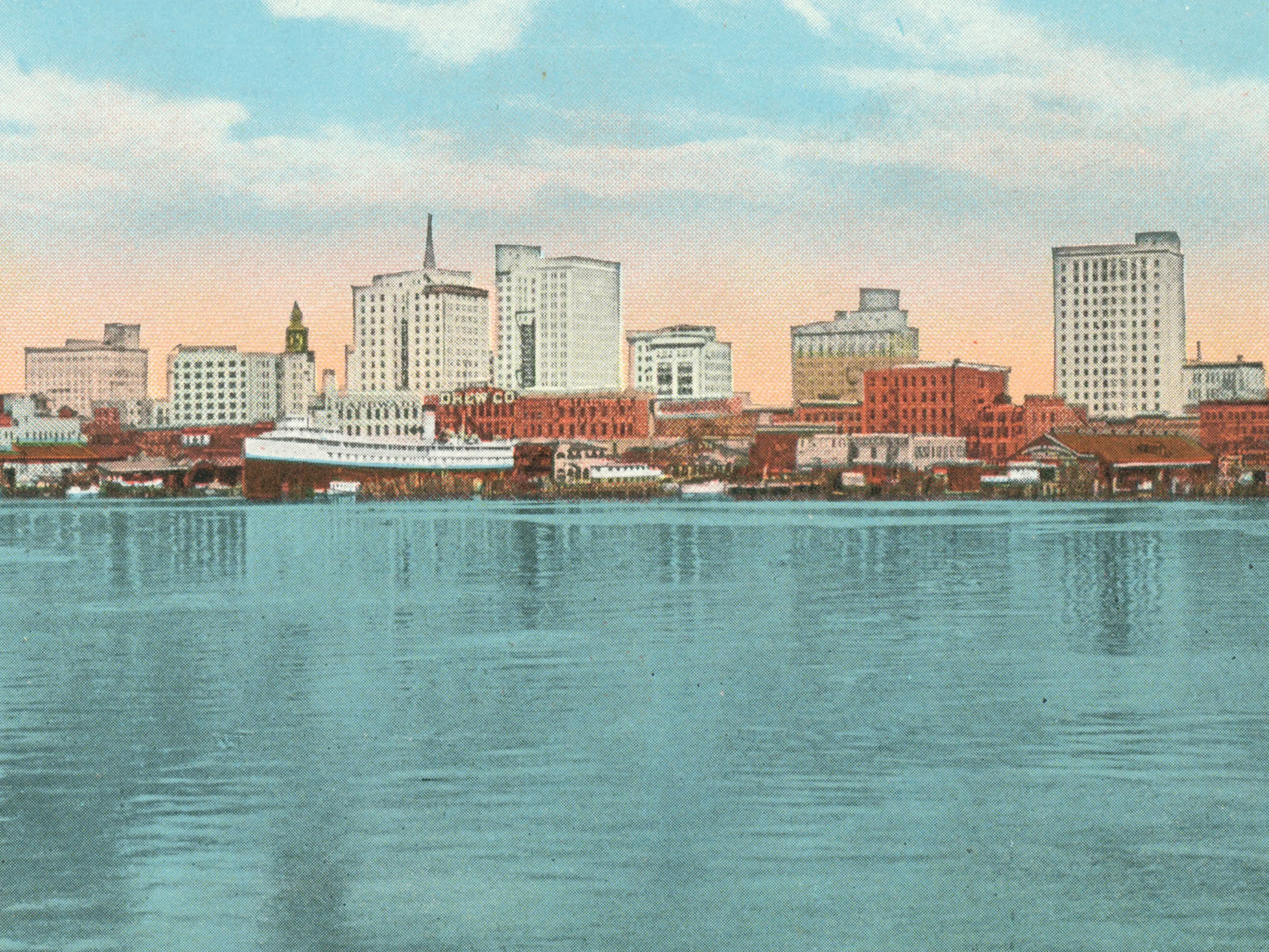Jacksonville, Florida, painting.
