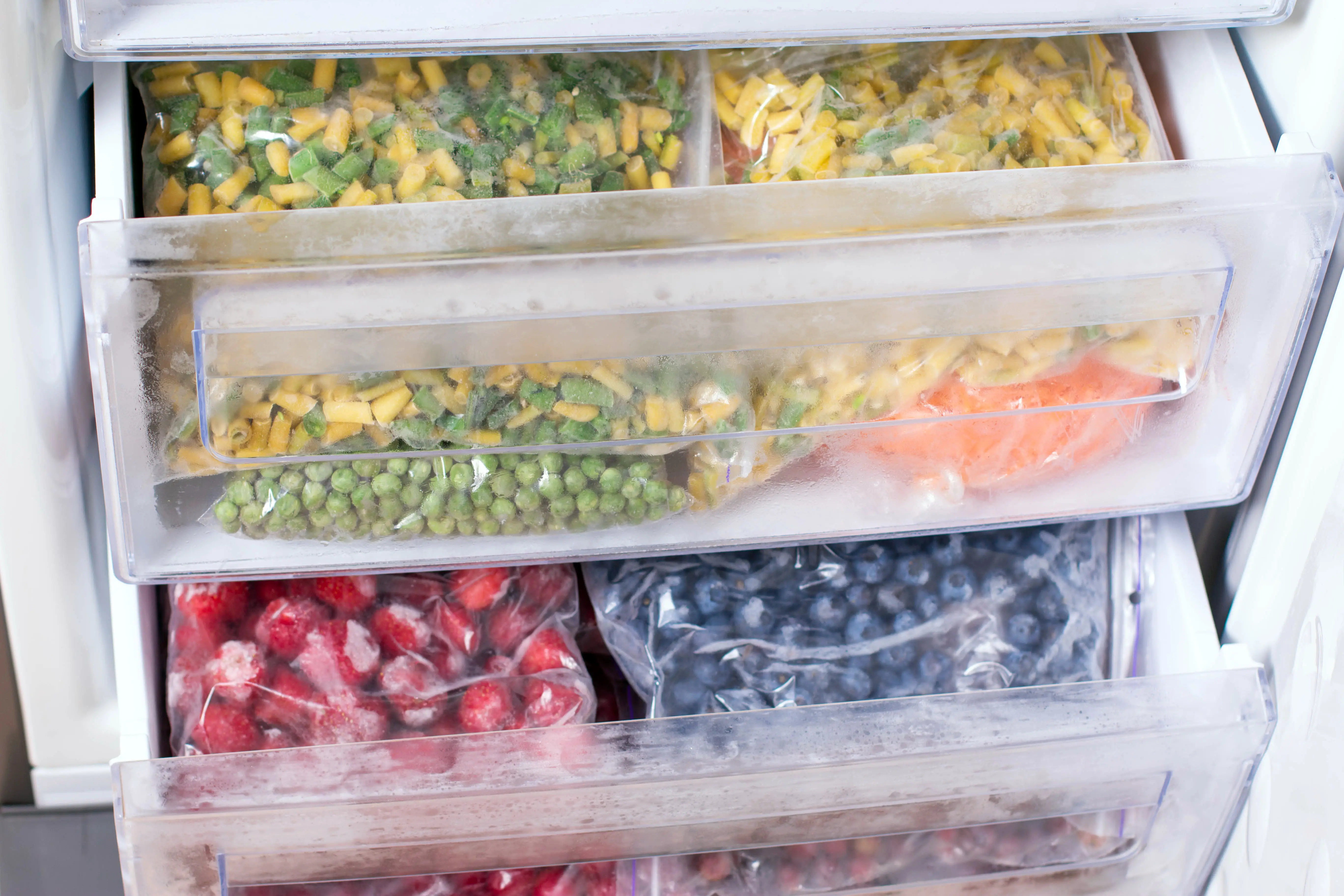 frozen fruits and vegetables