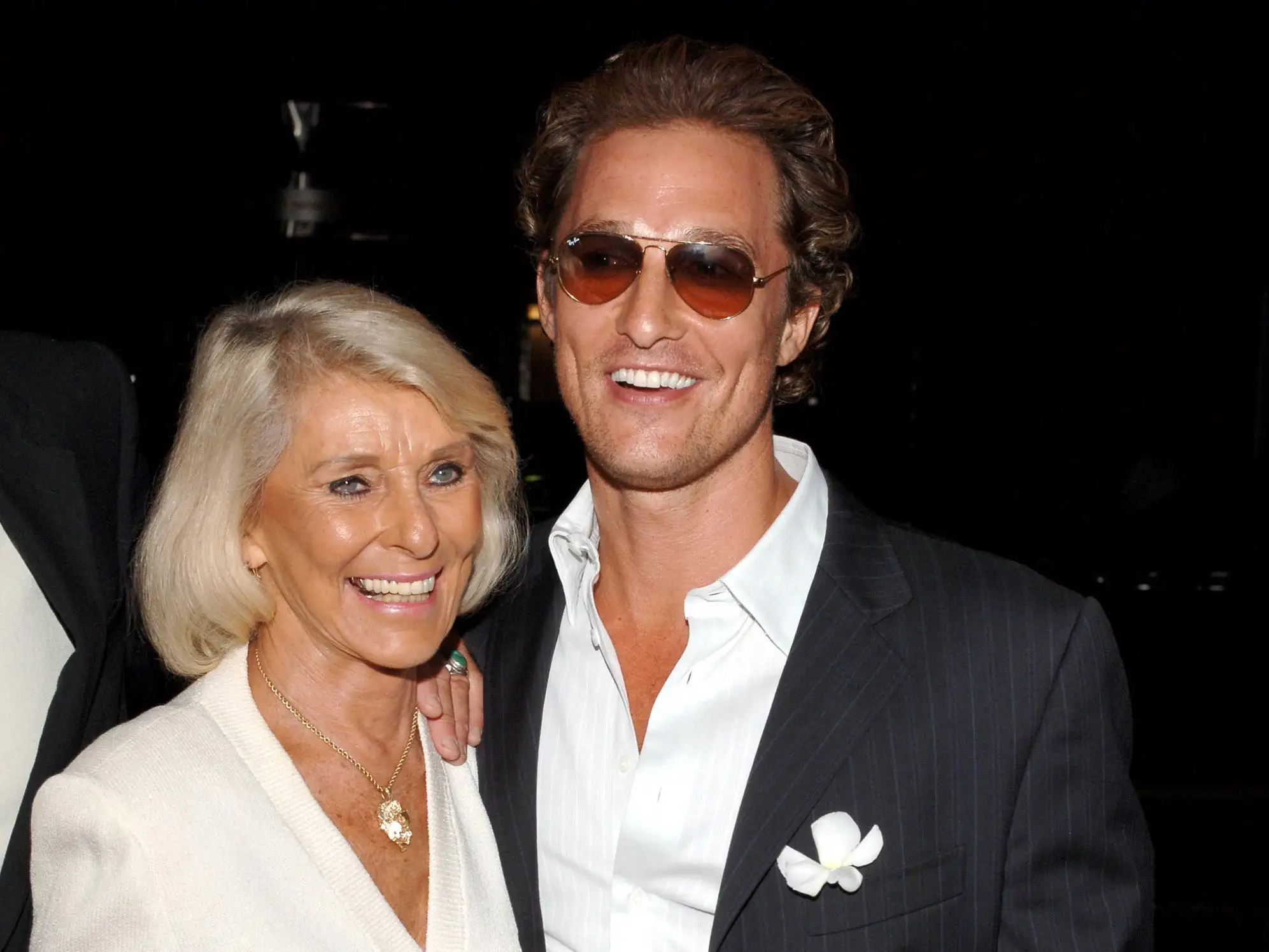 Matthew McConaughey and his mother, Kay McConaughey.