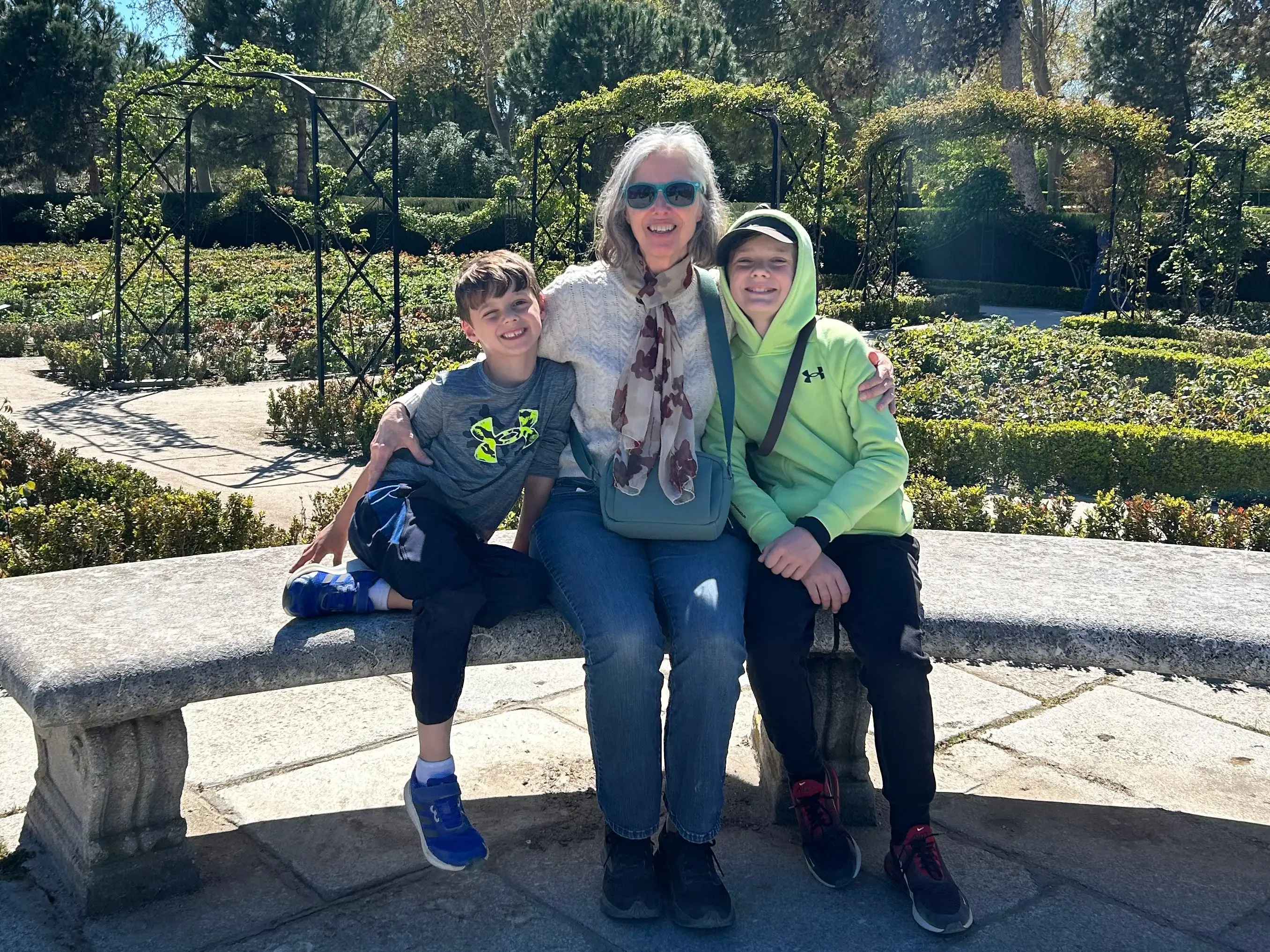 Rebecca Cretella's mother and two sons