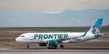 Passengers on the Frontier flight that hit a person broke a key rule of airline evacuations