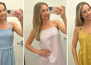 I tried on sundresses from Old Navy. Of the 8 I tested, only 3 would earn a spot in my closet.