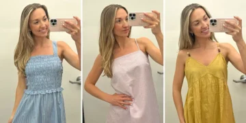 I tried on sundresses from Old Navy. Of the 8 I tested, only 3 would earn a spot in my closet.