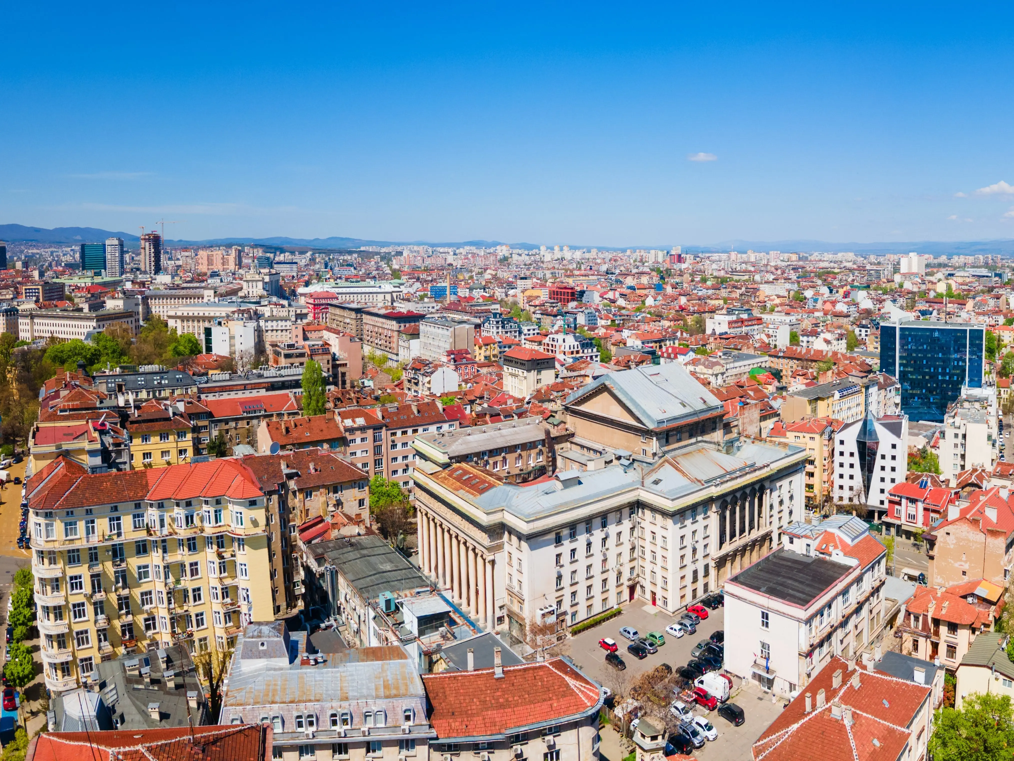 Buildings in Sofia, Bulgaria