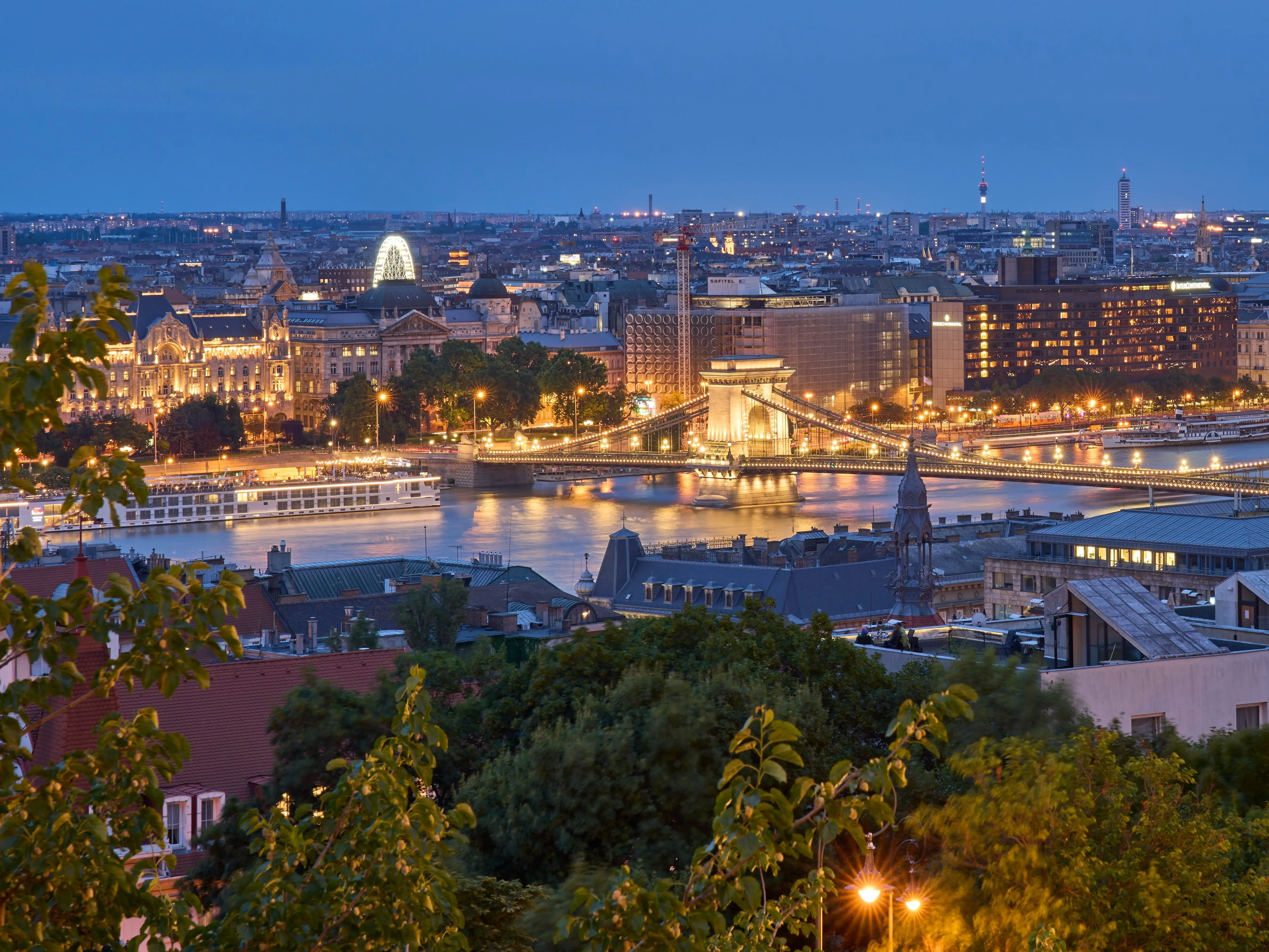 Buildings in Budapest, Hungary.