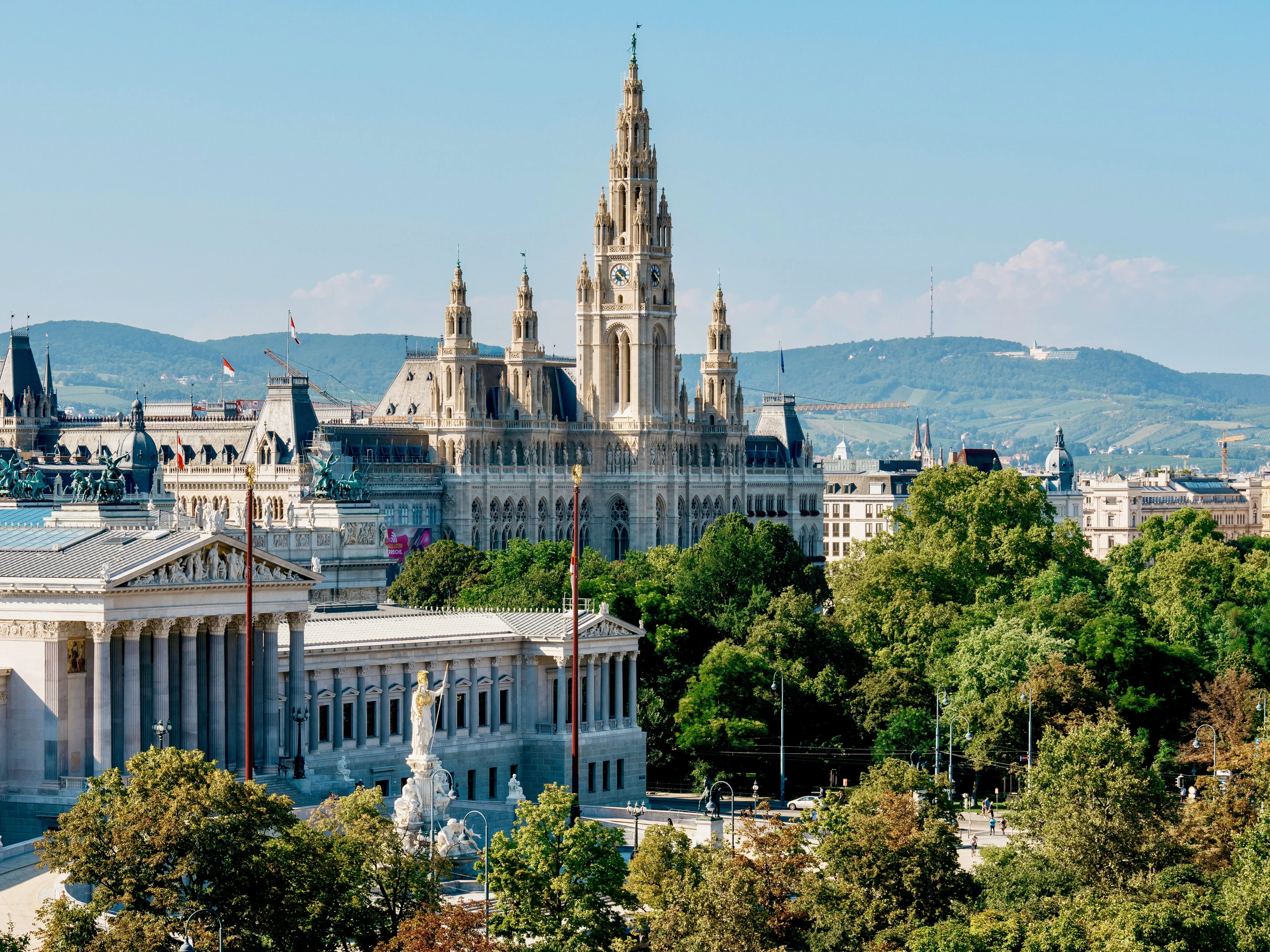 Historic building in Vienna, Austria.