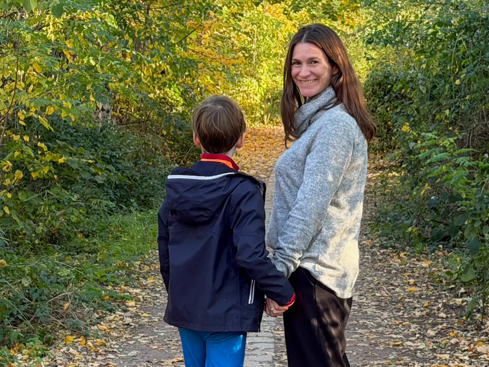 Mom and son